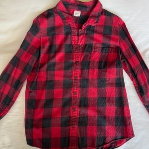 J Crew Perfect Flannel in Buffalo Check - Size M